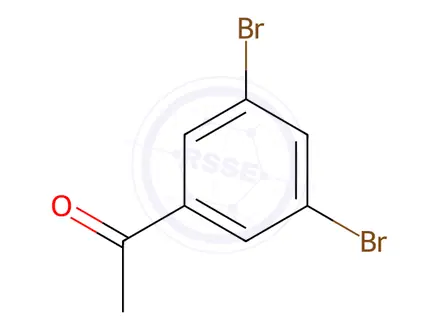 Chemical structure of 1-(3,5-Dibromophenyl)ethan-1-one