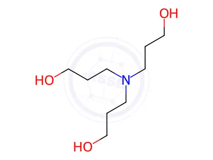 Chemical structure of 3,3',3''-Nitrilotris(propan-1-ol)