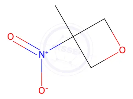 Chemical structure of Oxetane, 3-methyl-3-nitro-