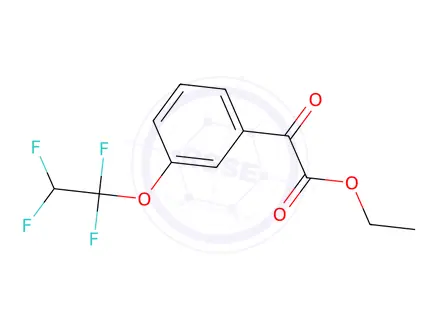Chemical structure of Ethyl 2-oxo-2-(3-(1,1,2,2-tetrafluoroethoxy)phenyl)acetate