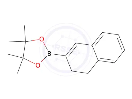 Chemical structure of 2-(3,4-Dihydronaphthalen-2-yl)-4,4,5,5-tetramethyl-1,3,2-dioxaborolane