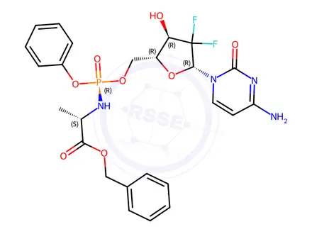 Chemical structure of Acelarin Impurity 2