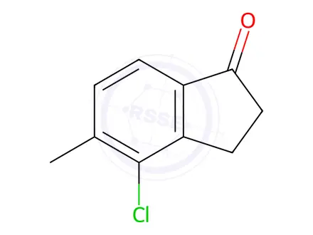 Chemical structure of 4-Chloro-5-methyl-indan-1-one