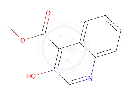 Chemical structure of methyl 3-hydroxyquinoline-4-carboxylate