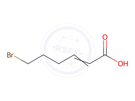 Chemical structure of 6-Bromohex-2-enoic acid