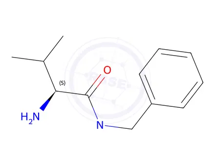 Chemical structure of (S)-2-amino-N-benzyl-N,3-dimethylbutanamide