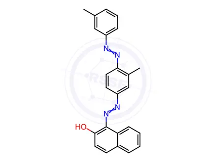 Chemical structure of Sudan Red B