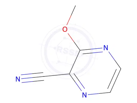Chemical structure of 3-Methoxypyrazine-2-carbonitrile