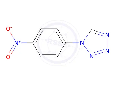 Chemical structure of 1-(4-nitrophenyl)-1H-1,2,3,4-tetrazole