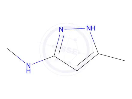 Chemical structure of N,5-dimethyl-1H-pyrazol-3-amine