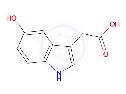 Chemical structure of Dicyclohexylamine 2-(5-hydroxy-1H-indol-3-yl)acetate