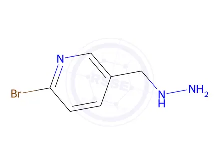 Chemical structure of 2-Bromo-5-(hydrazineylmethyl)pyridine