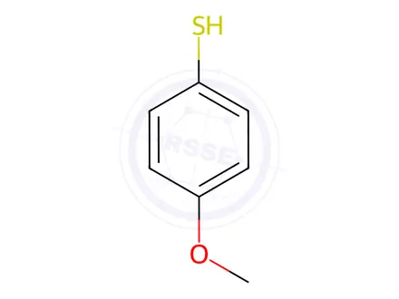 Chemical structure of 4-Methoxybenzenethiol