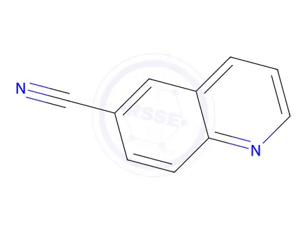 Chemical structure of 6-Cyanoquinoline