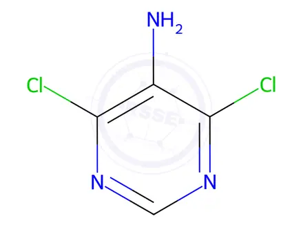 Chemical structure of 5-Amino-4,6-dichloropyrimidine