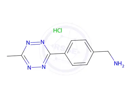 Chemical structure of Methyltetrazine-amine hydrochloride