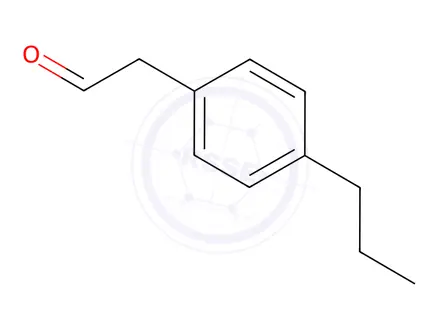 Chemical structure of 2-(4-Propylphenyl)acetaldehyde