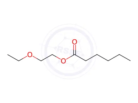 Chemical structure of 2-ethoxyethyl hexanoate