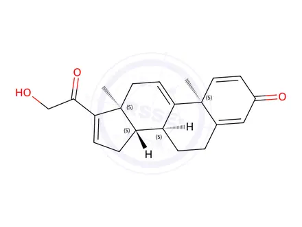Chemical structure of Prednisone Impurity 3