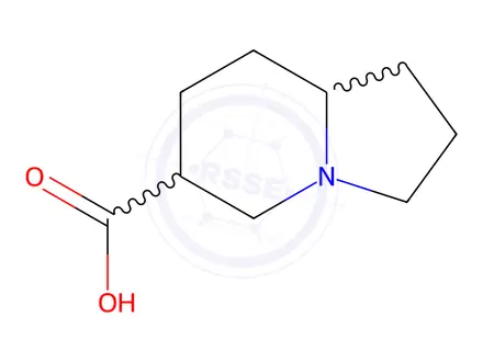 Chemical structure of Octahydroindolizine-6-carboxylic acid