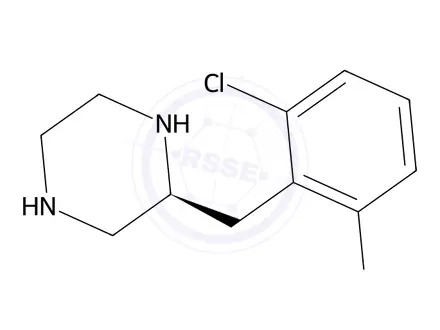 Chemical structure of (S)-2-(2,6-Dichlorobenzyl)piperazine
