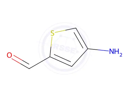 Chemical structure of 4-Aminothiophene-2-carbaldehyde