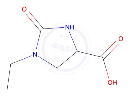 Chemical structure of 1-Ethyl-2-oxoimidazolidine-4-carboxylic acid