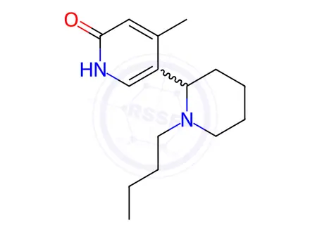 Chemical structure of 5-(1-Butylpiperidin-2-yl)-4-methylpyridin-2(1H)-one