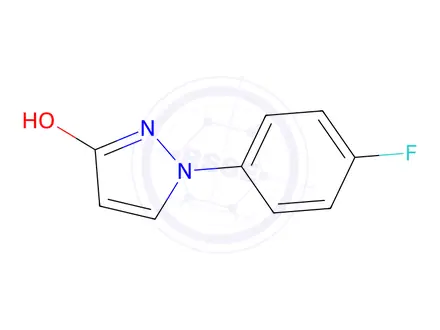 Chemical structure of 1-(4-Fluorophenyl)-1h-pyrazol-3-ol
