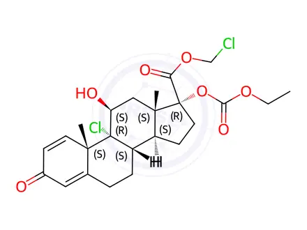 Chemical structure of Loteprednol Impurity 50