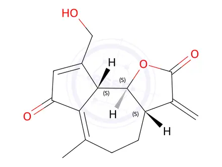 Chemical structure of 8-Deoxy lactucin