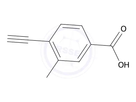 Chemical structure of 4-Ethynyl-3-methylbenzoic acid