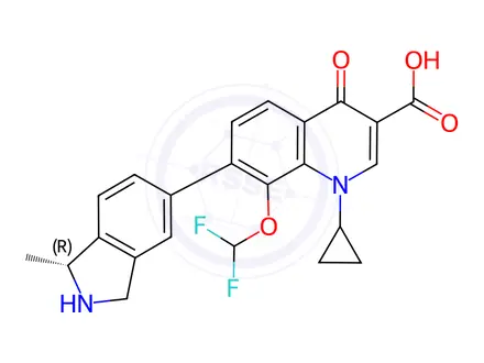 Chemical structure of Garenoxacin