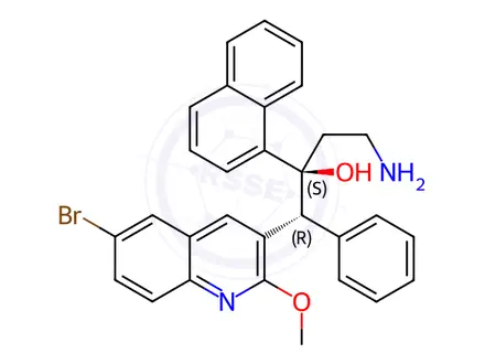 Chemical structure of Bedaquiline Impurity 105