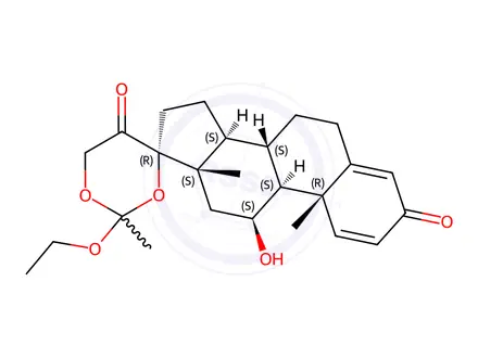 Chemical structure of Prednisolone Impurity 145