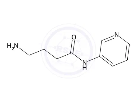 Chemical structure of 4-Amino-N-(pyridin-3-yl)butanamide