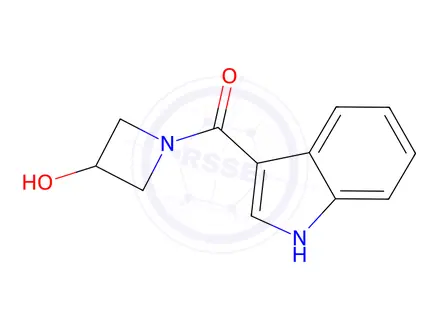 Chemical structure of 1-(1H-Indole-3-carbonyl)azetidin-3-ol