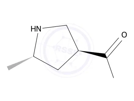 Chemical structure of (3S,5S)-5-methylpyrrolidine-3-carboxylic acid