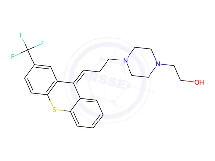 Chemical structure of Flupentixol