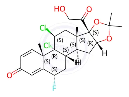 Chemical structure of Fluclorolone Acetonide