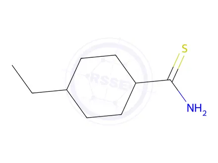 Chemical structure of 4-Ethylcyclohexane-1-carbothioamide