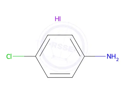 Chemical structure of Benzenamine, 4-chloro-, hydriodide (1:1)