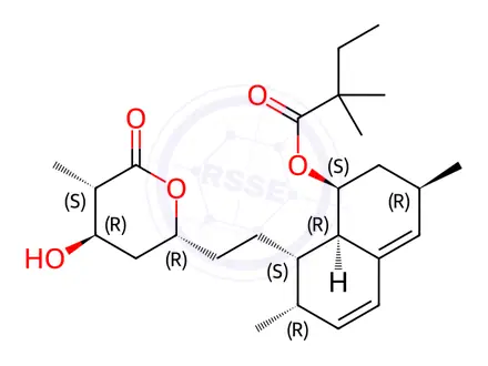 Chemical structure of Simvastatin Impurity 46
