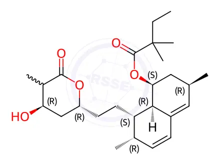 Chemical structure of Simvastatin-Impurity N