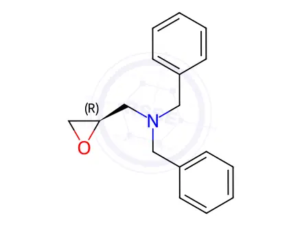 Chemical structure of (R)-N,N-dibenzyl-1-(oxiran-2-yl)methanamine