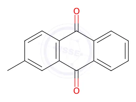 Chemical structure of 2-Methylanthraquinone