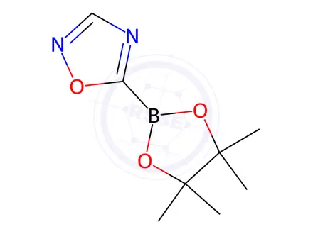 Chemical structure of 5-(4,4,5,5-Tetramethyl-1,3,2-dioxaborolan-2-yl)-1,2,4-oxadiazole