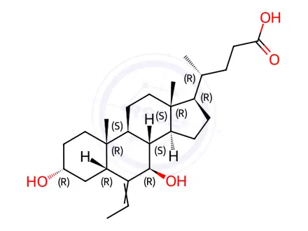 Chemical structure of Obeticholic Acid Impurity 105