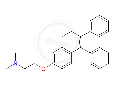 Chemical structure of (E/Z)Tamoxifen