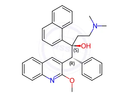 Chemical structure of Bedaquiline Fumarate Impurity 28